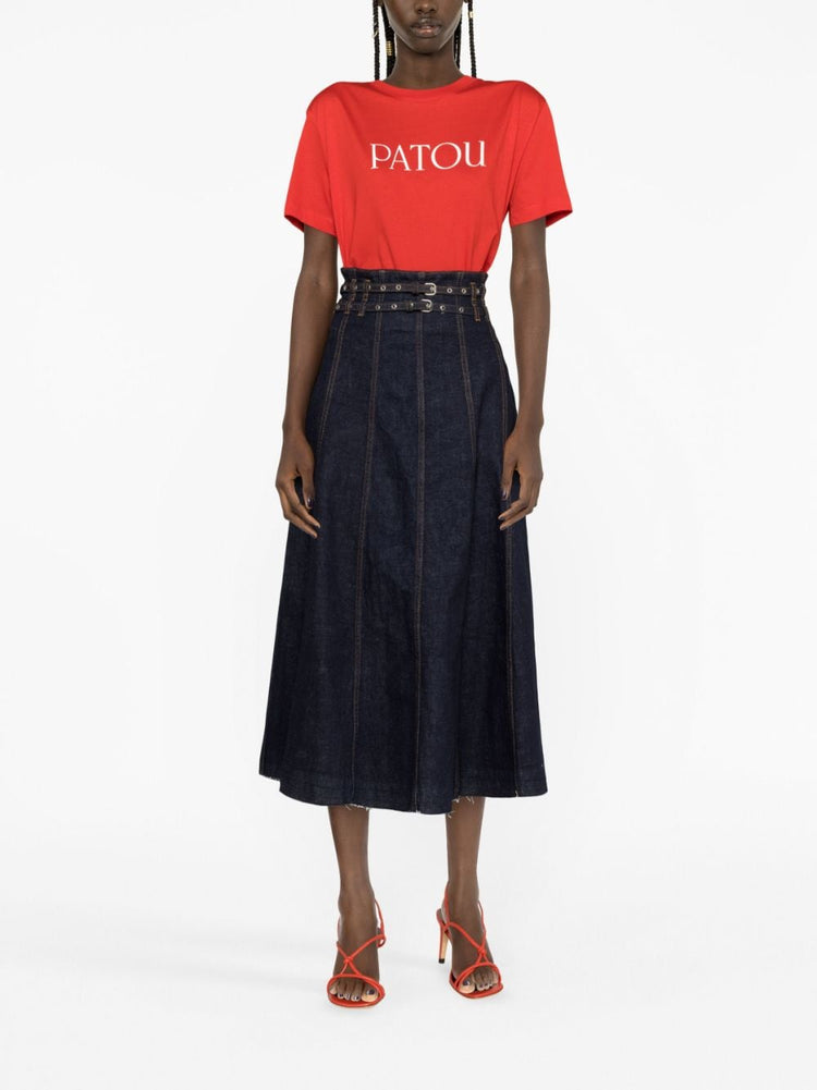 essential Patou logo-print cotton T-shirt