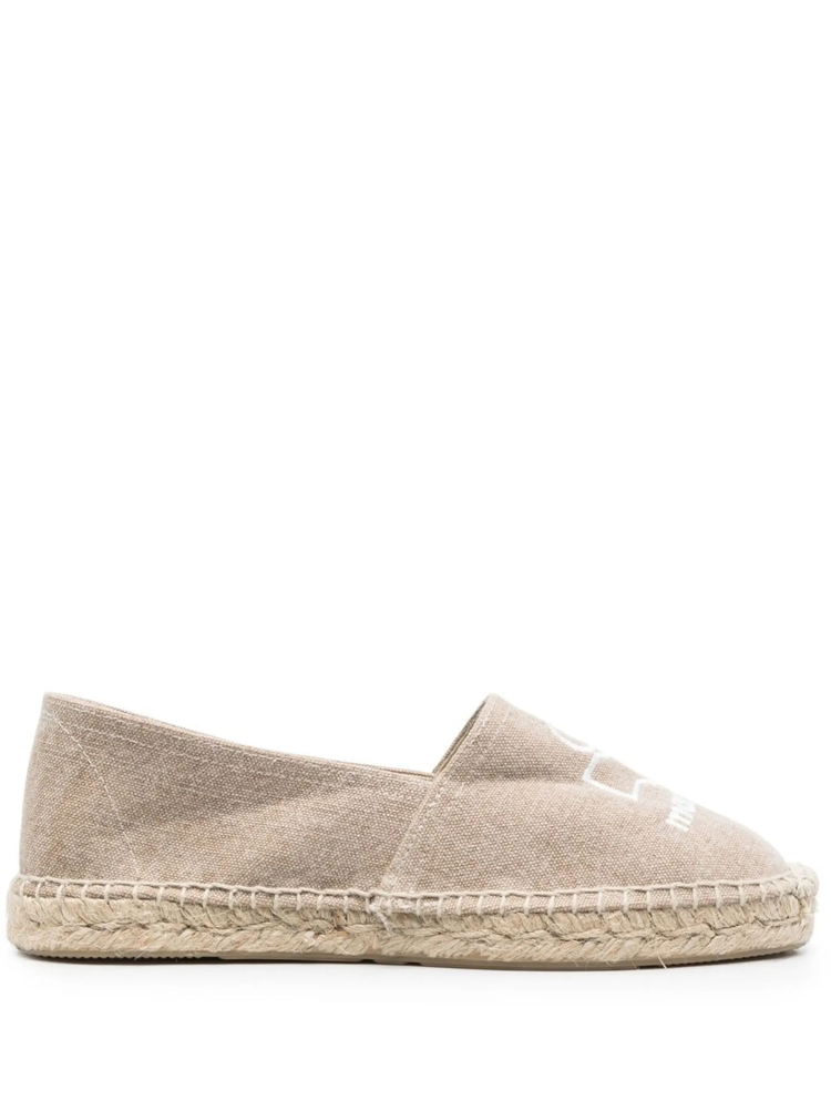 Canae logo-embroidered espadrilles