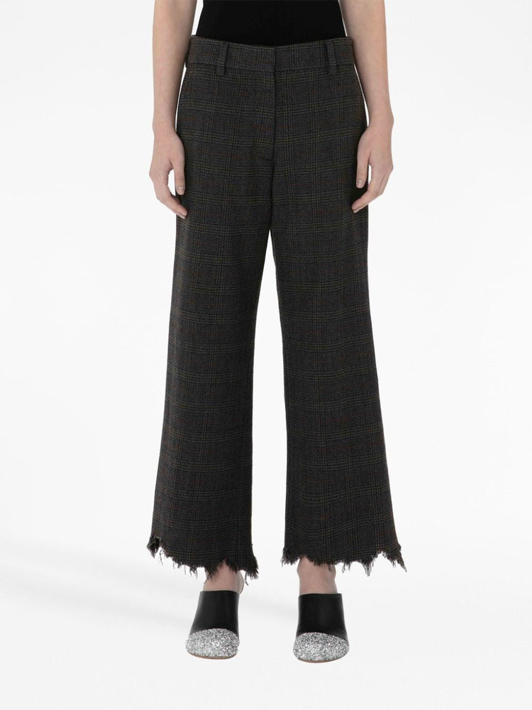 JWAnderson distressed-effect straight-leg trousers