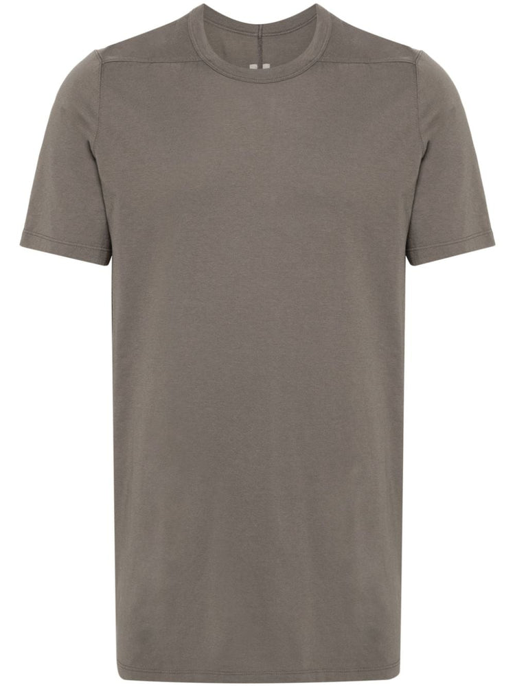 panelled cotton T-shirt