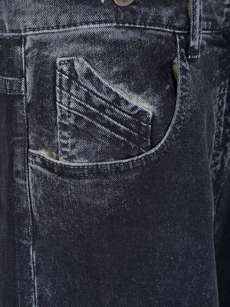 double-waistband baggy jeans