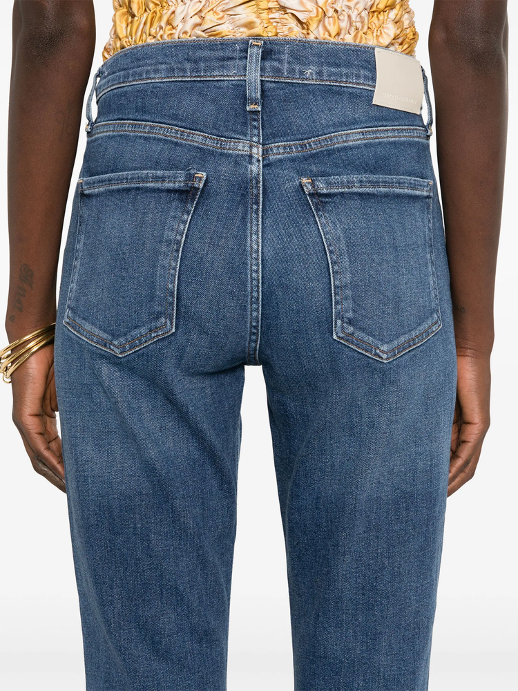 Jolene high-rise slim-cut jeans