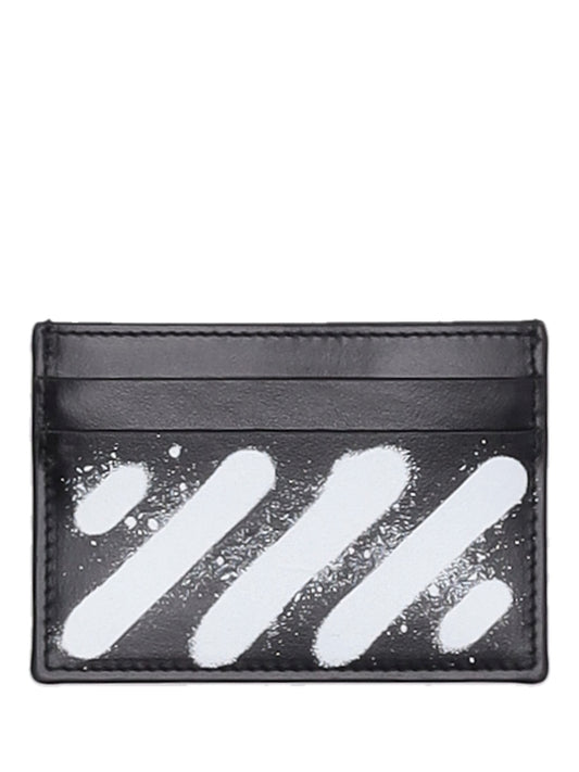 DIAG SPRAY CARD CASE BLACK - WHITE