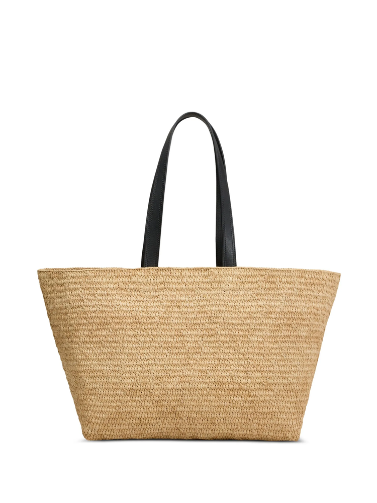 raffia tote bag
