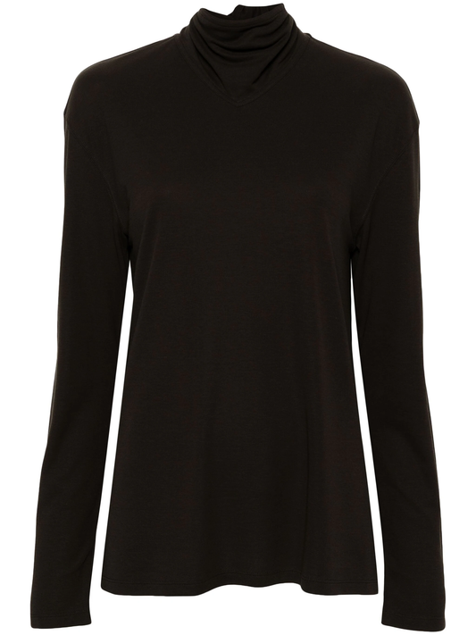 LONG SLEEVE FOULARD TOP