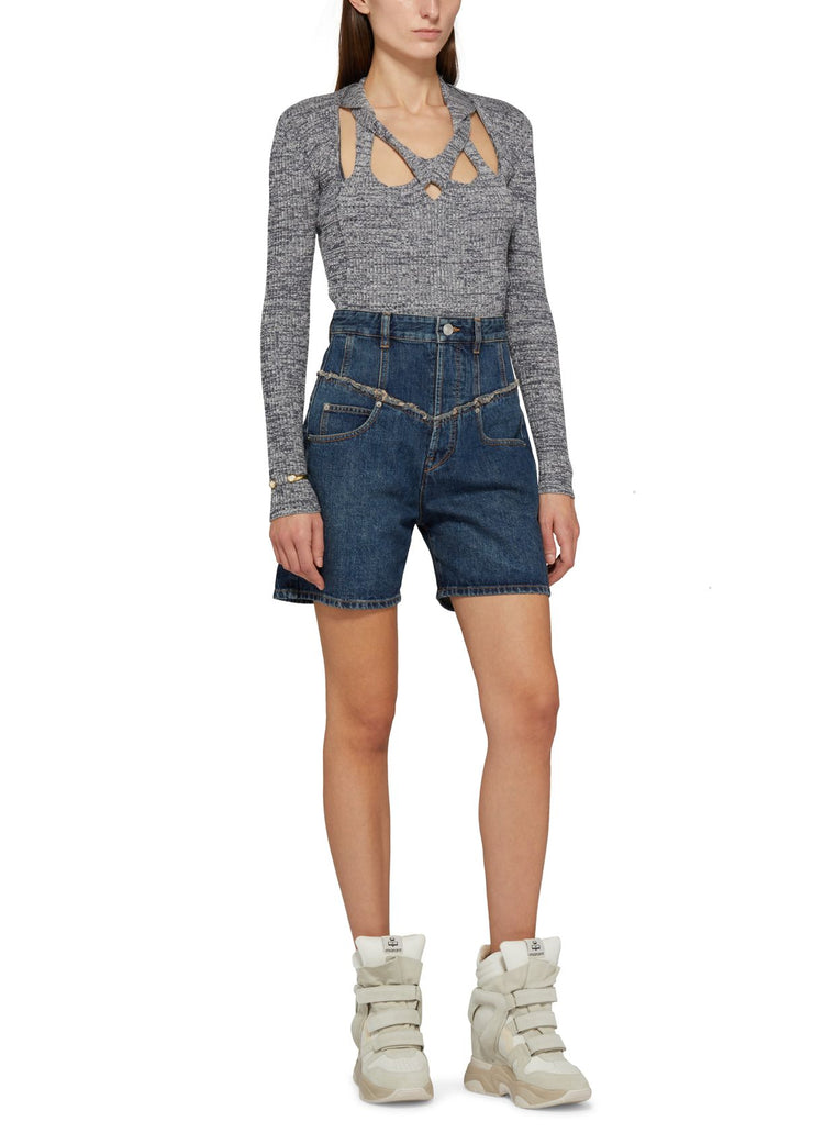 Oreta denim shorts