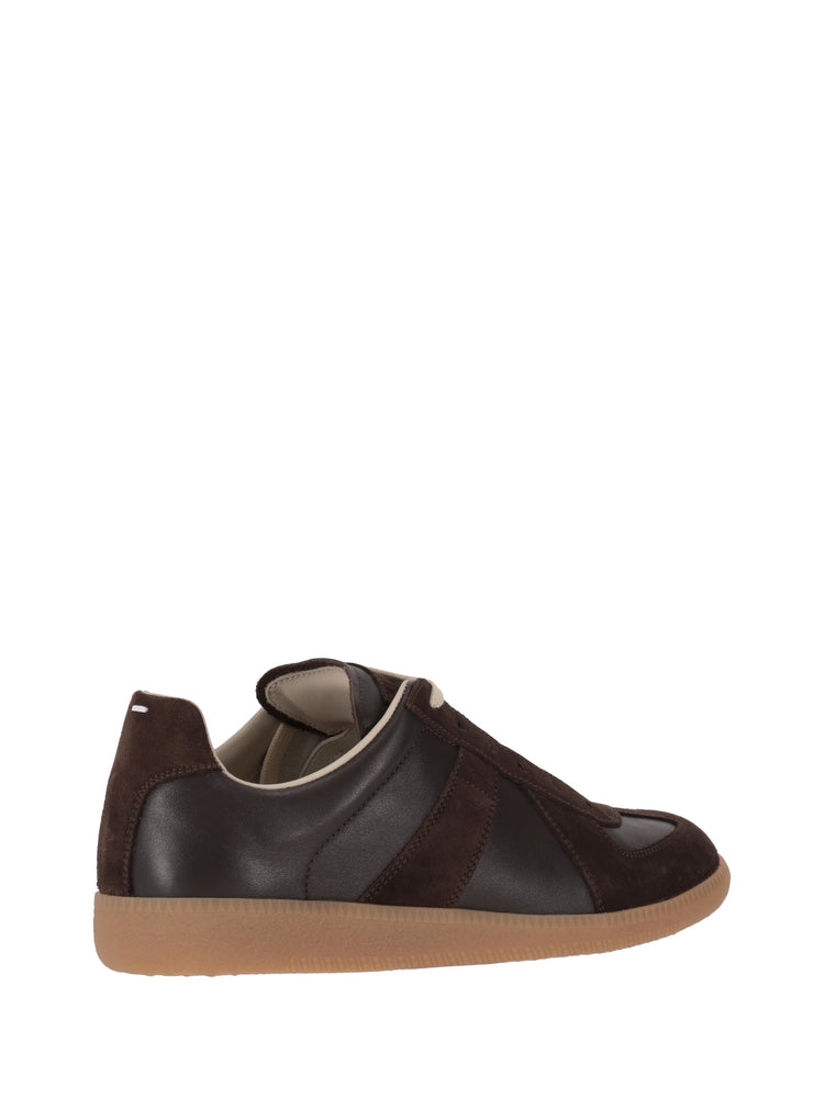 Replica low-top leather sneakers