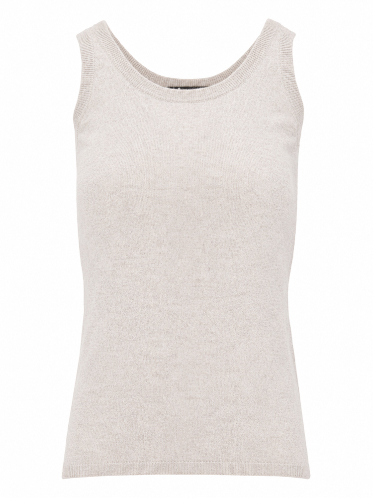 LA ROSE canotta cash grigio chiaro