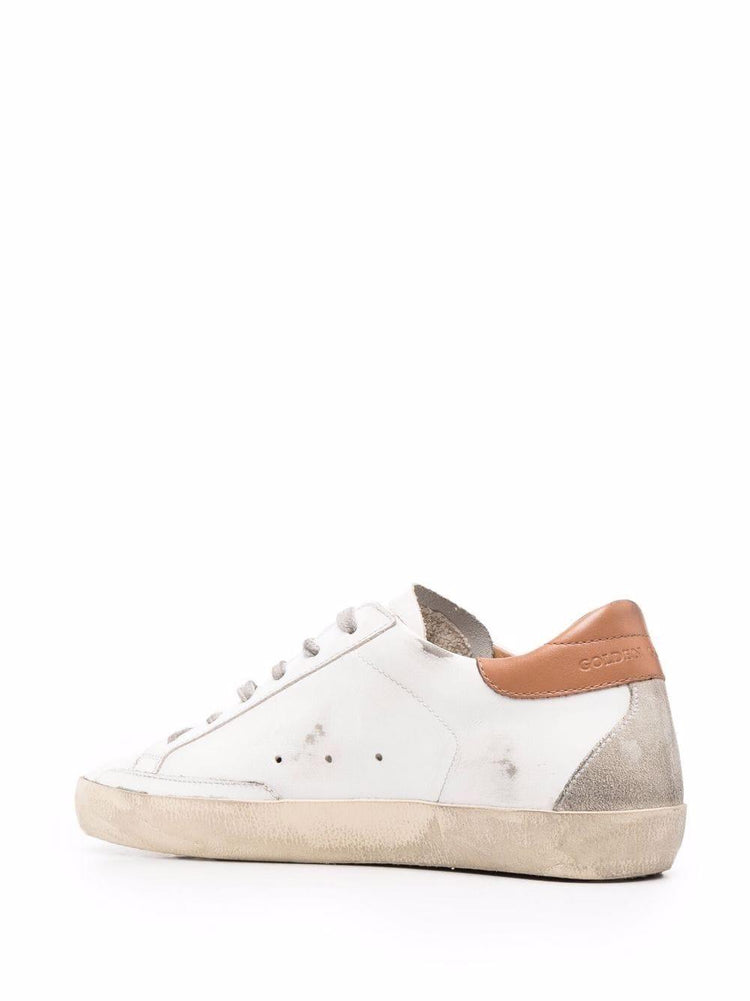 SUPER-STAR LEATHER UPPER AND HEEL SUEDE STAR AND HEEL