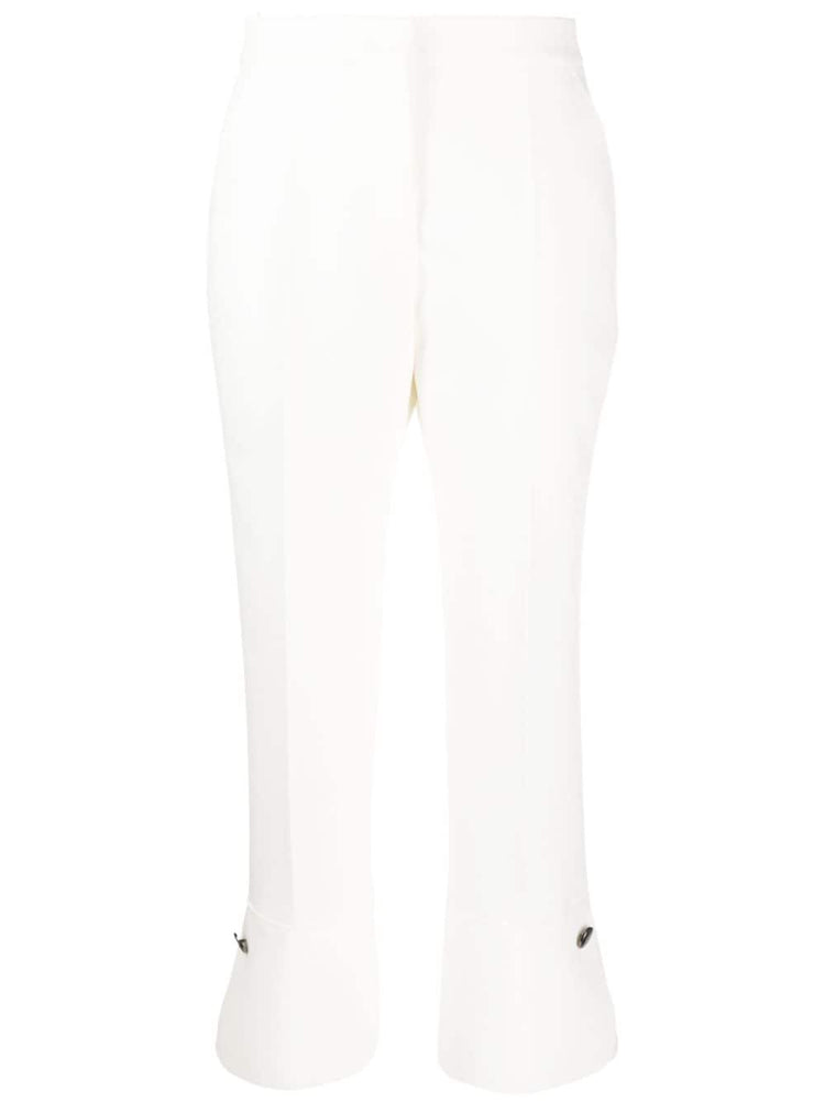 MSGM cropped-leg flared trousers