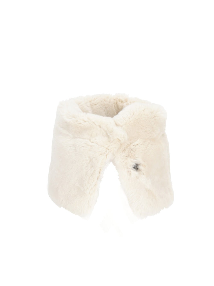 ANTIPAST FUR MUFFLER IVORY