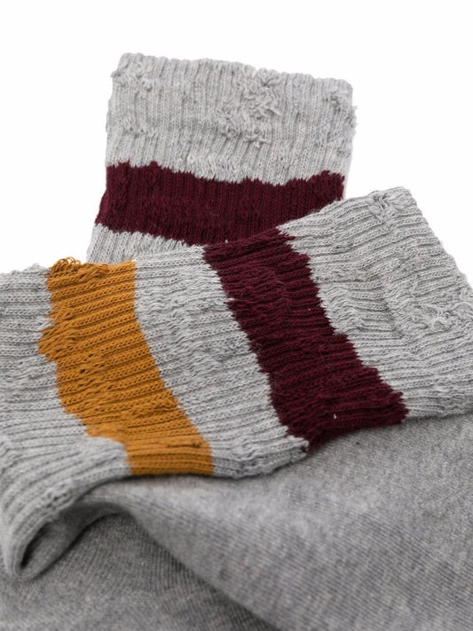 distressed socks