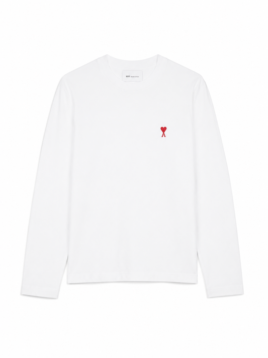 TSHIRT MANCHES LONGUES AMI DE COEUR ROUGE