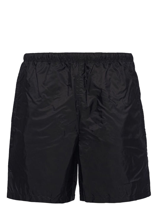 logo-plaque swim shorts