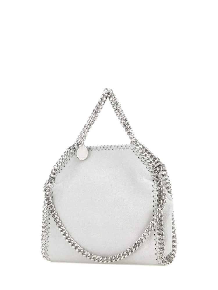 tiny Falabella suede bag
