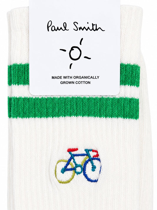 MEN SOCK BIKE EMB