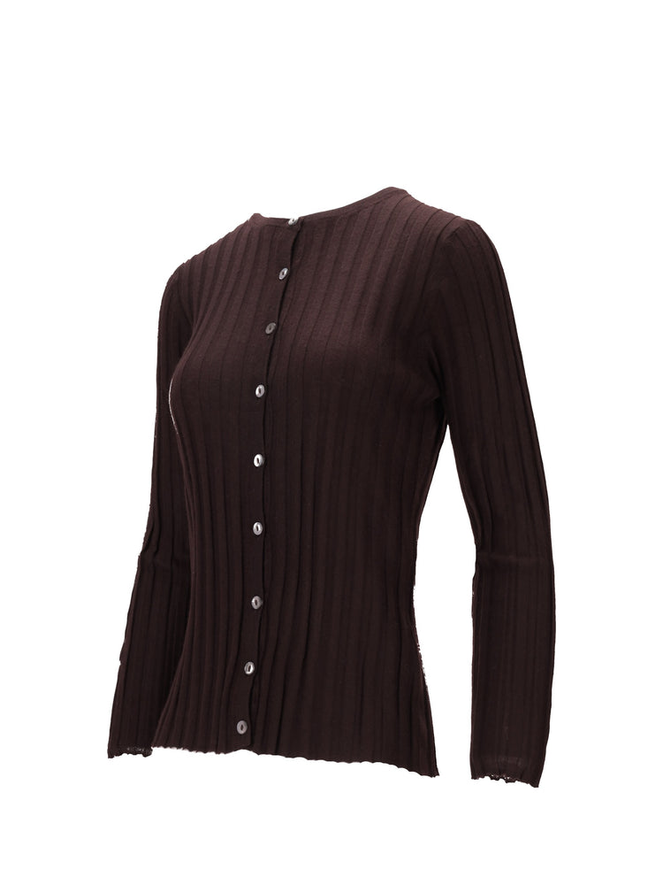 CARDIGAN Cashmere+seta