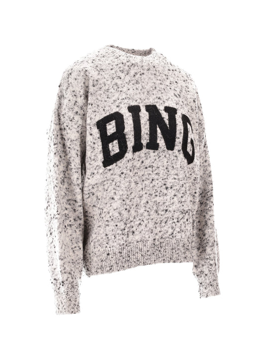 SYDNEY CREW SWEATER BING - MARLED WHITE
