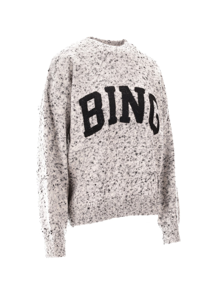 SYDNEY CREW SWEATER BING - MARLED WHITE