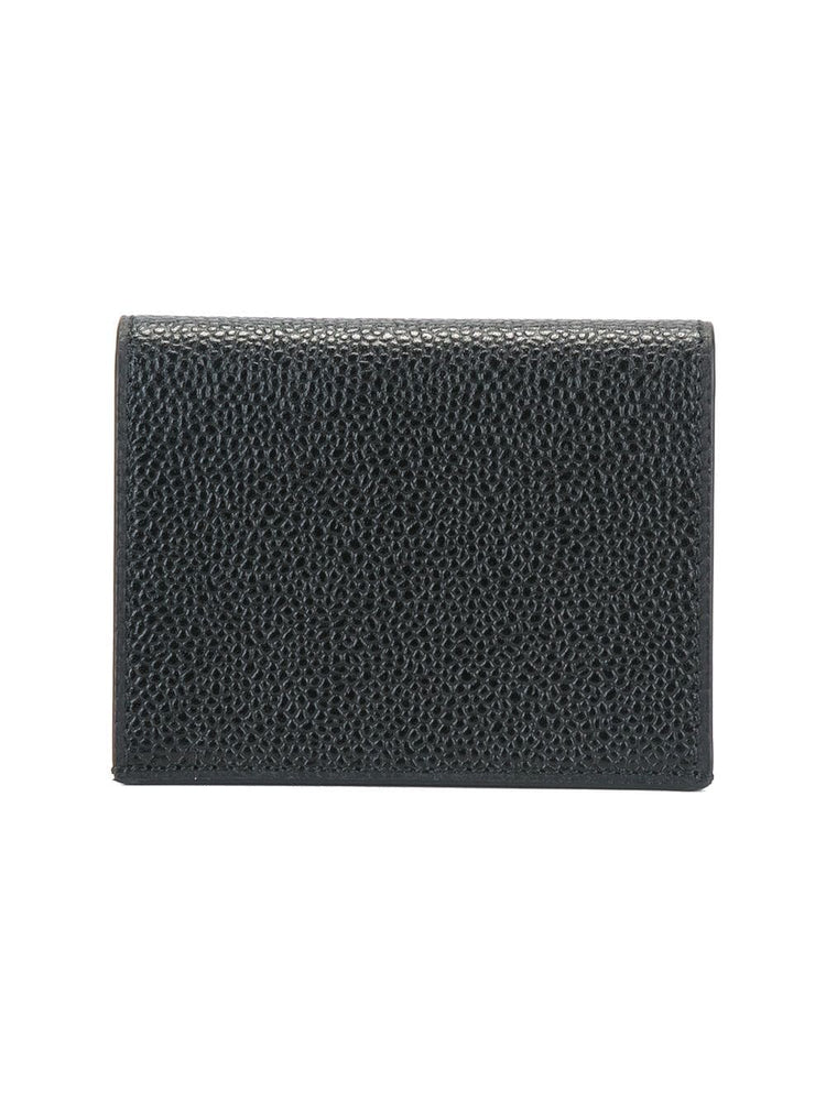 DOUBLE CARD HOLDER IN PEBBLE GRAIN LEATHER