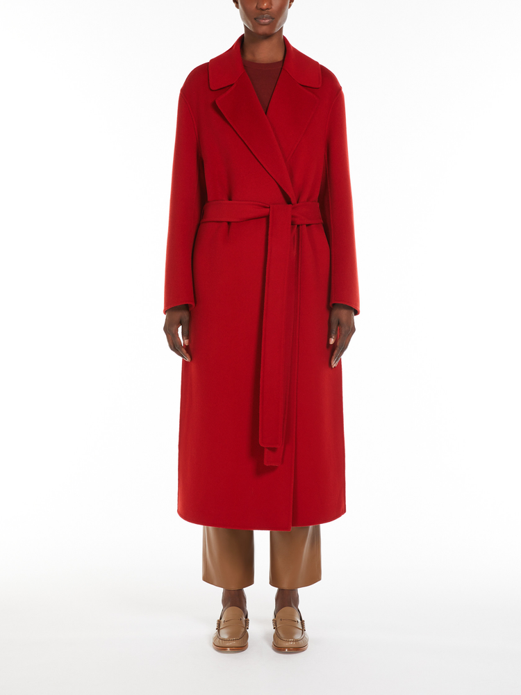 Livia wool wrap coat