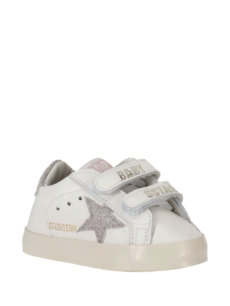 BABY SCHOOL NAPPA UPPER AND LIST GLITTER STAR AND HEEL