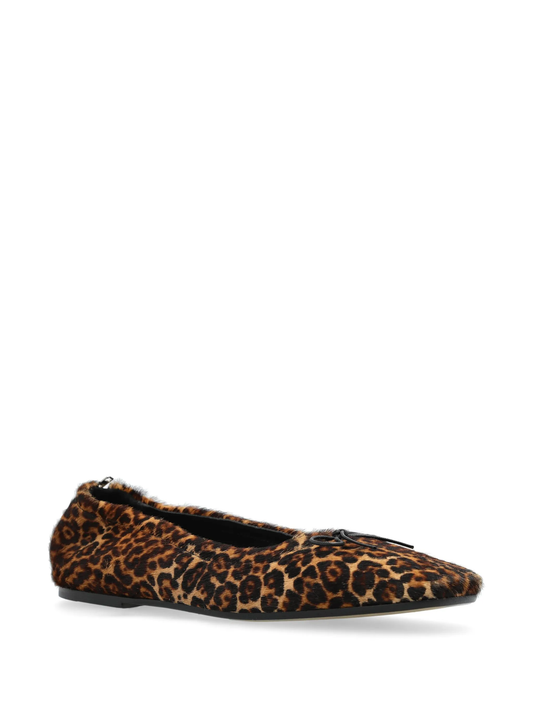 Amy leopard-print ballet flats