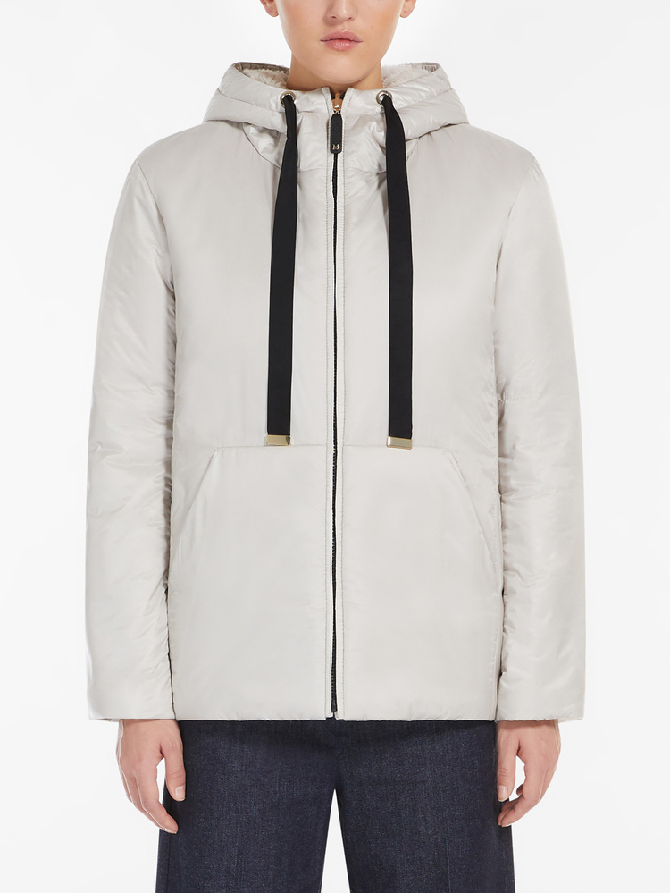 Flinn zipped hooded jacket