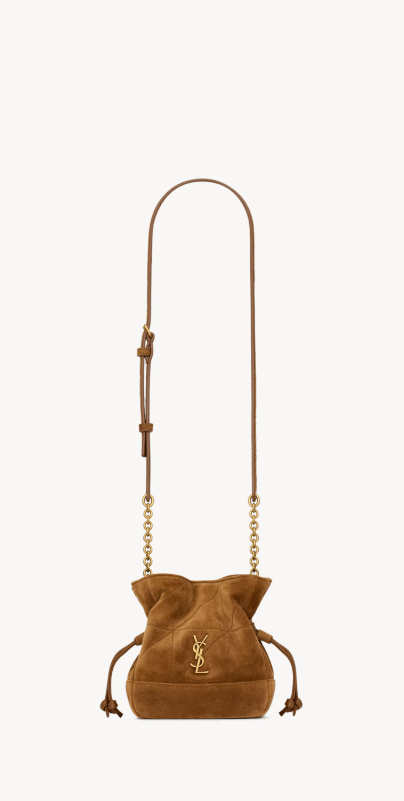 YSL PW MBAG SUEDE SATIN CALF