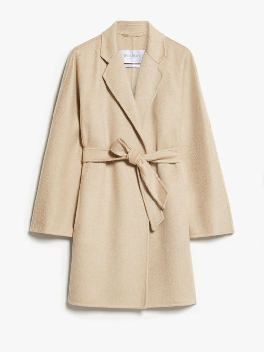 Harold short wrap coat in cashmere