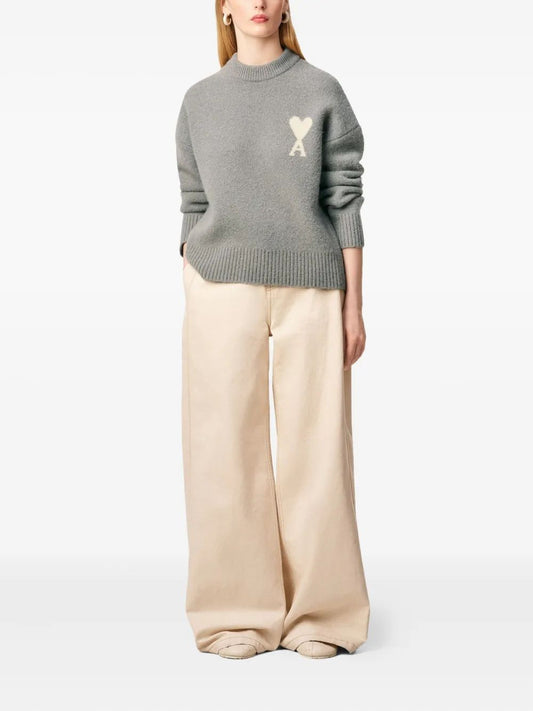 PULL COL ROND AMI DE COEUR