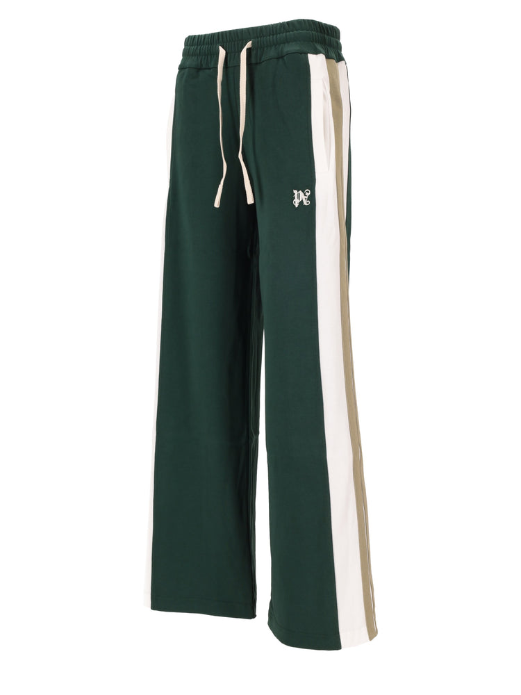 MONOGRAM COLORBLOCK SWEATPANT DARK GREEN