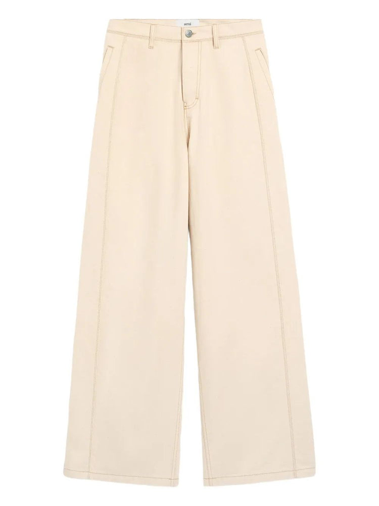 JEAN WIDE FIT AVEC BANDES LATERALES