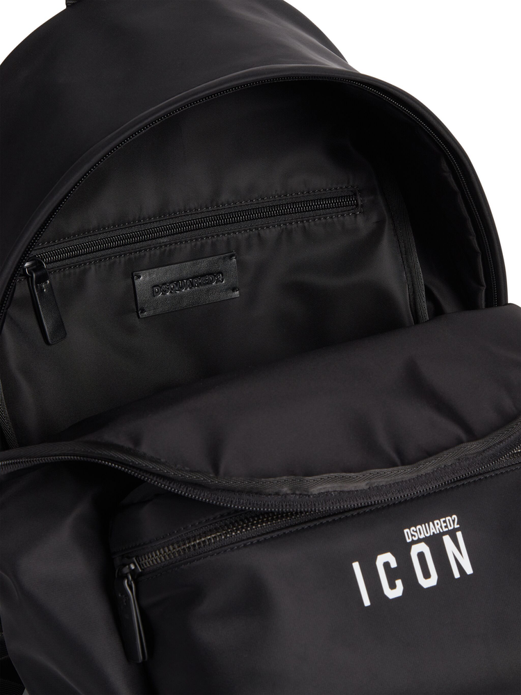 Icon-print backpack