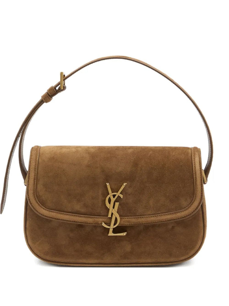 YSL BO MNG M SOLF SUEDE SATIN