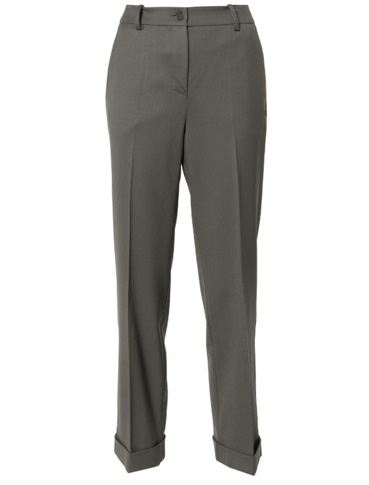 tailored virgin wool-blend trousers