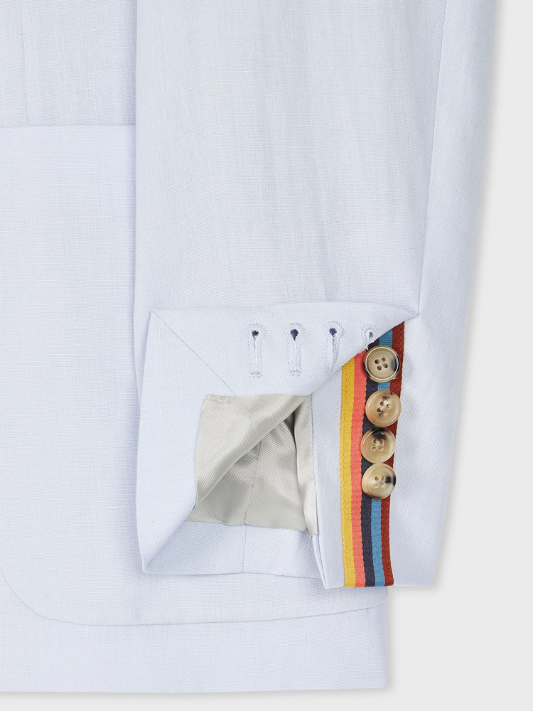 linen buttoned jacket