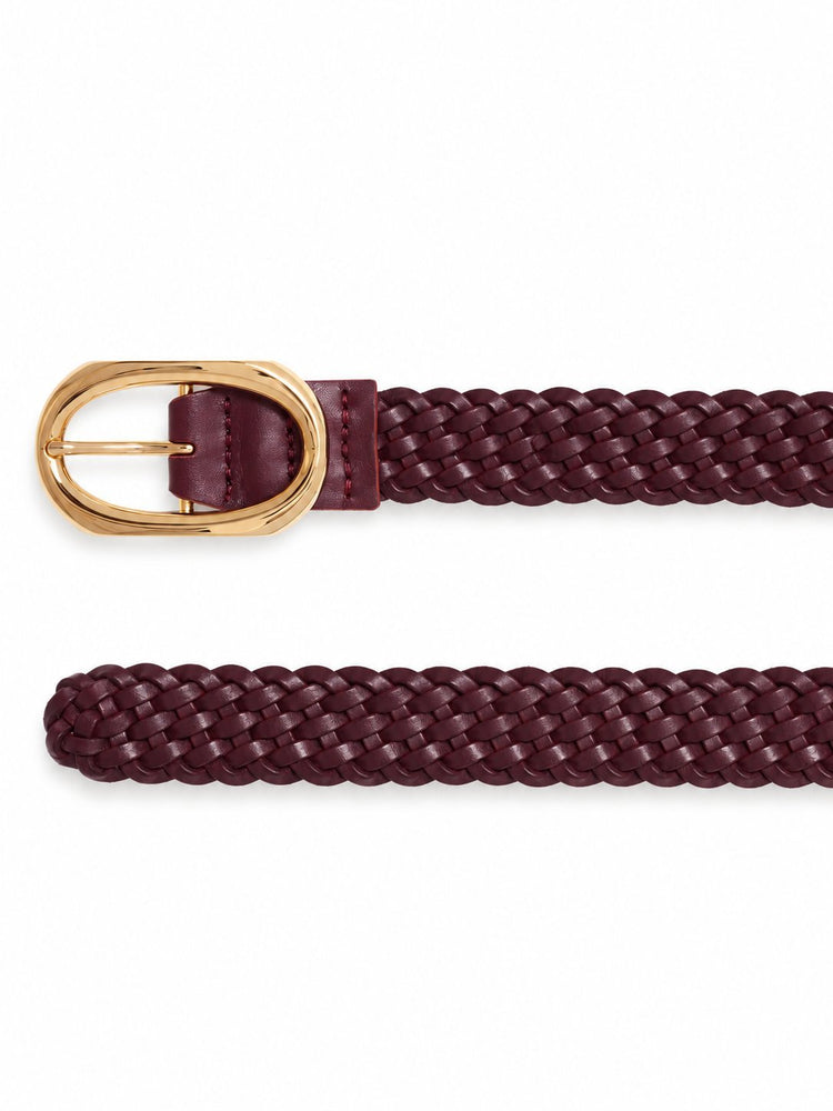 SIGNATURE LINK BELT BRAIDED - BLACK
