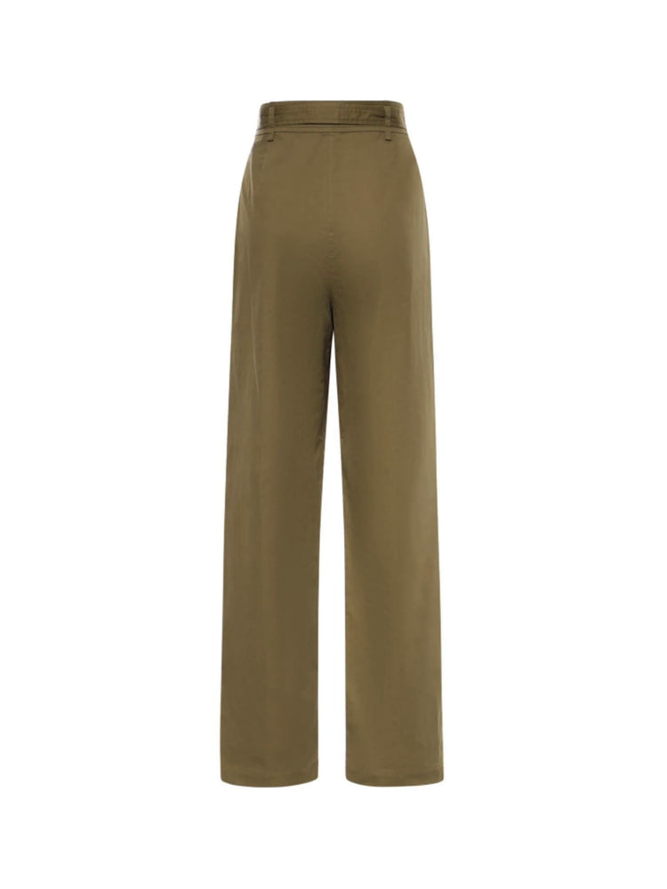 PANTALON DROIT UN PLI TWILL CO