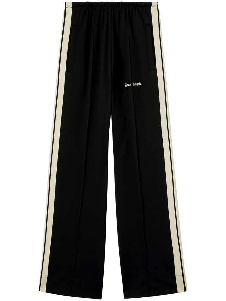 classic logo-embroidered wide-leg track pants