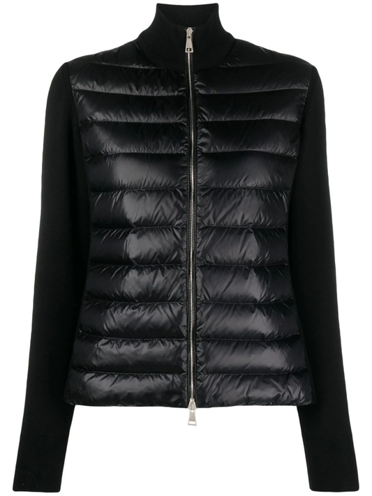 quilted padded cardigan