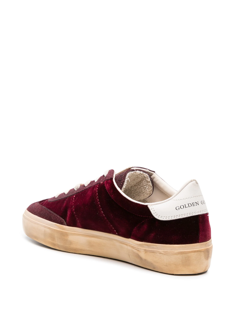 Soul-Star velvet sneakers