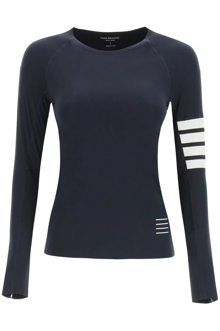 COMPRESSION TEE W/ 4 BAR IN INTERLOCK PIECE DYE