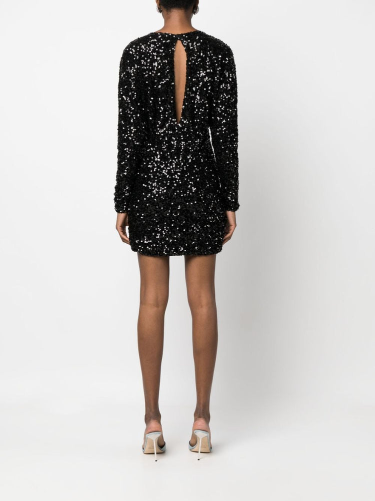 PAROSH sequin-embellished minidress