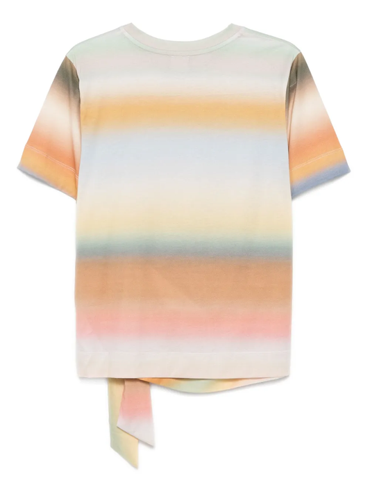 gradient-print T-shirt