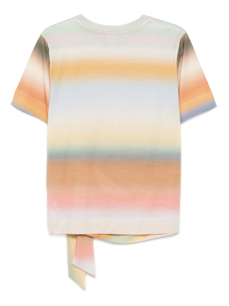 gradient-print T-shirt