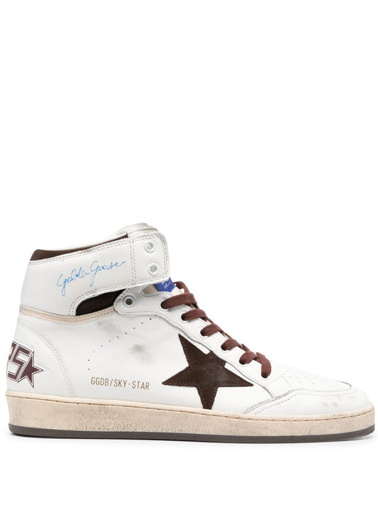 SKY STAR NAPPA UPPER AND SPUR NYLON TONGUE SUEDE STAR