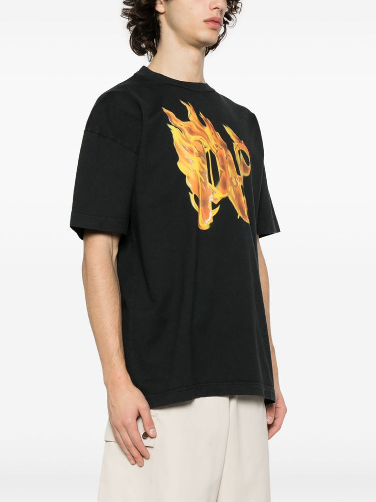 Burning PA-print T-shirt