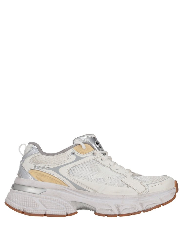 LIGHTSTAR LEATHER NET AND SUEDE UPPER TPU STAR NET HEEL AND SPUR