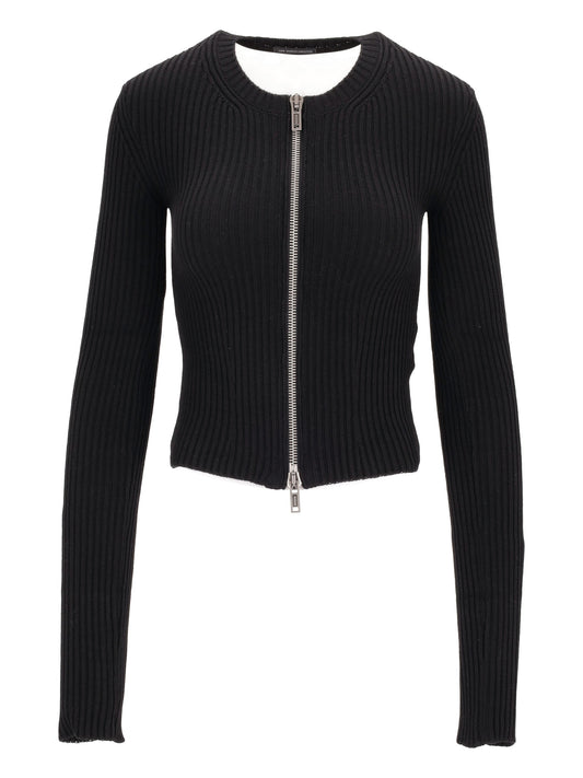 Terna wool zipped cardigan